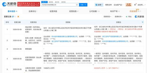 吉利旗下吉行科技公司增資至6.3億，增幅約322%，